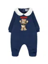 Moschino Babygrow Bodysuit In Blue