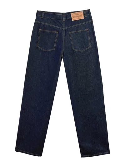 Moschino Back To Back Jeans In Blue