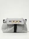Moschino Teddy-logo Changing Bag In 灰色