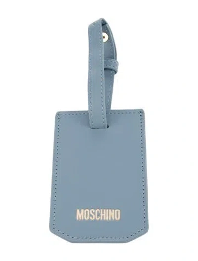 Pre-owned Moschino Bag Tag In Blue