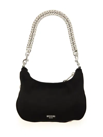 Moschino Bag With Chain In Black