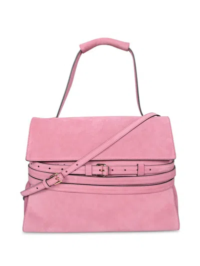 Moschino Pink Suede Bag