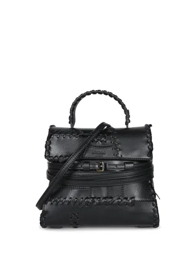 Moschino Belting Black Bag