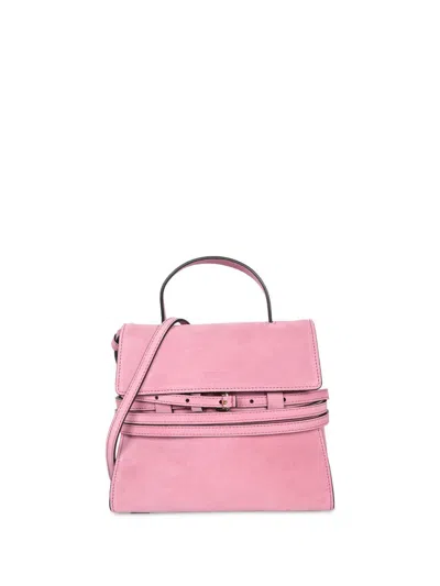 Moschino Pink Suede Belting Bag