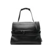 Moschino Women Tie Me Medium Shoulder Bag In Black