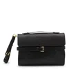 Moschino Strap Detail Top Handle In Black