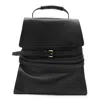 Moschino Flap Backpack With Adjustable Straps And Top Handle In Black