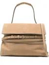 Moschino Versatile Tote Bag Adjustable Strap In Neutral