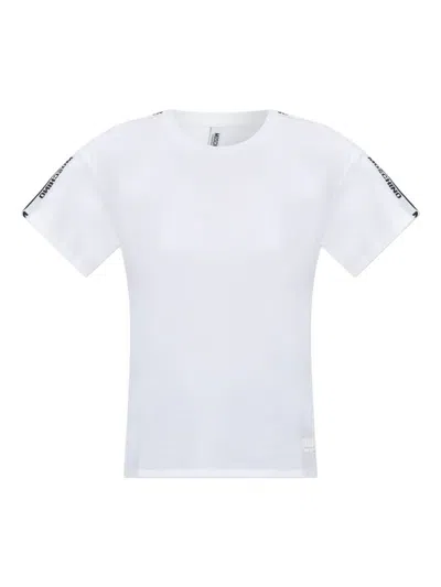 Moschino Band-detail T-shirt In White