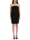 Moschino Bandage Sheath Dress In Black