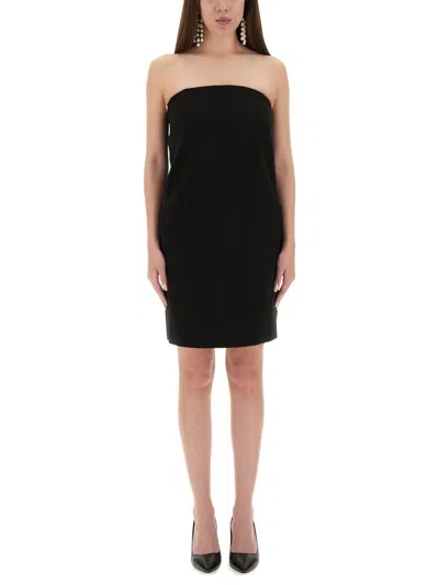 Moschino Bandage Sheath Dress In Black