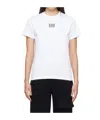 Moschino Bar Code Pattern T-shirt In White