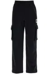 Moschino Logo Patch Track Pants In Black