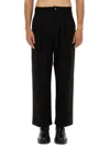 Moschino Regular Fit Barcode Trousers In Black