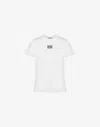Moschino Bar Code Pattern T-shirt In White