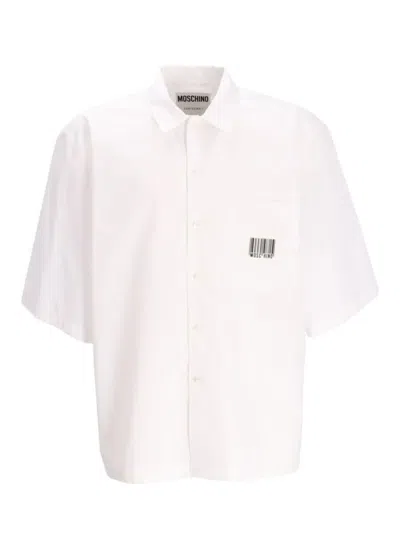 MOSCHINO BARCODE POPLIN SHIRT
