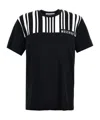 Moschino Barcode-print Cotton T-shirt In Black