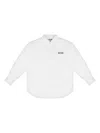 Moschino Hemd Mit Barcode-print In Weiss