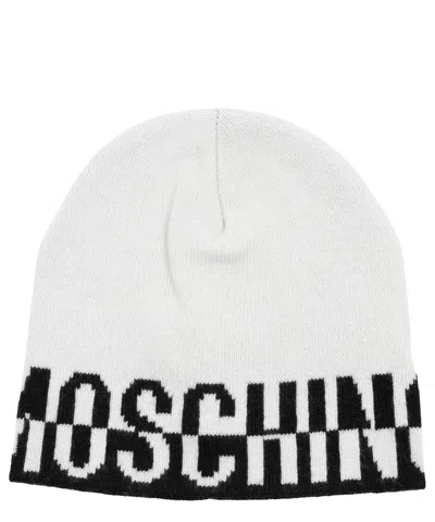 Moschino Cashmere Beanie In Grey