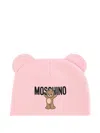 Moschino Bear-ear Beanie In Pink