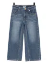 Moschino Bear-embroidered Jeans In Blue