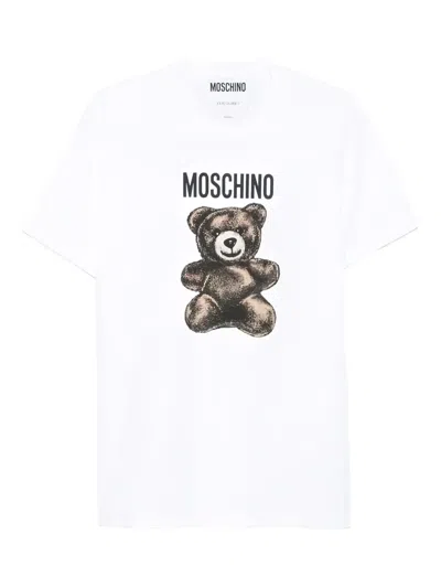 Moschino Teddy Bear T-shirt In White
