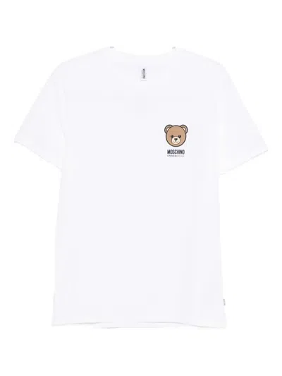 Moschino T-shirts And Polos In White