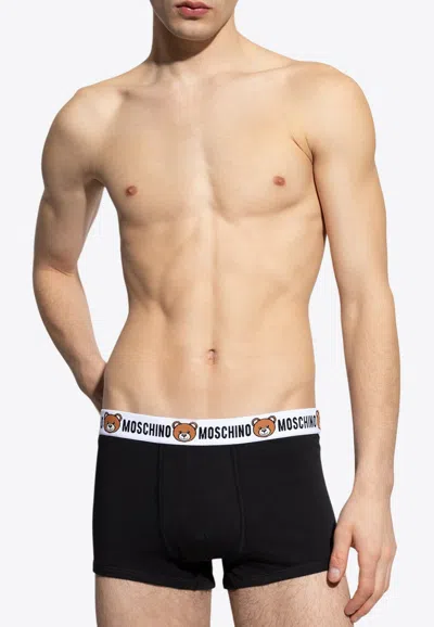 Moschino Bear Logo Waistband Boxers - Set Of 2