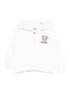 Moschino Bear-motif Hoodie In White