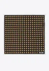 Moschino Teddy-bear Print Pocket Square In Black