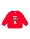 Moschino Baby Teddy Bear Sweatshirt In Pink