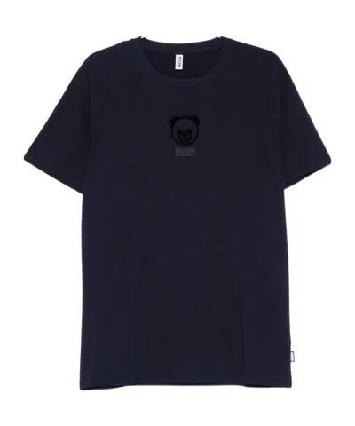 Moschino Bear-print T-shirt In Black