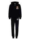Moschino Bear-print Tracksuit Set In Black