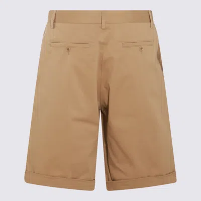 Moschino Beige Cotton Blend Shorts