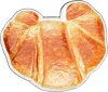 Moschino Beige Croissant Card Holder In 10c One Color Printe