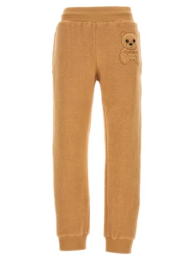 MOSCHINO BEIGE ORSETTO JOGGERS