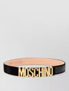 Moschino Belt Adjustable Length Smooth Finish Design