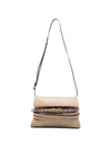 Moschino Belt Detail Rectangular Shoulder Bag In Pattern