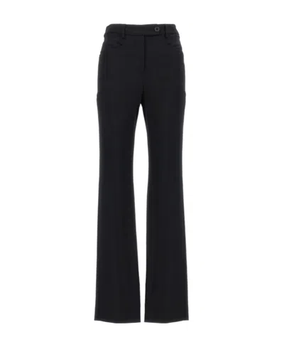 MOSCHINO MID-RISE STRAIGHT-LEG TROUSERS