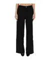 Moschino Jeans Wide Leg Pants In Black