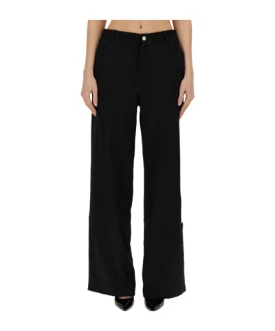 Moschino Belt Loop Belt Casual Pants In Black