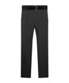 Moschino Straight Leg Trousers With Pockets And Belt Loops In Black