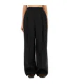 Moschino Belt Loop Casual Pants In Black