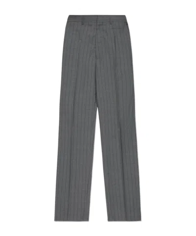 Moschino Belt-loop Casual Pants In Black