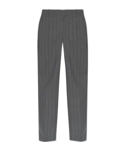 Moschino Belt-loop Casual Pants In Black