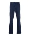 Moschino Belt Loop Casual Pants In Blue