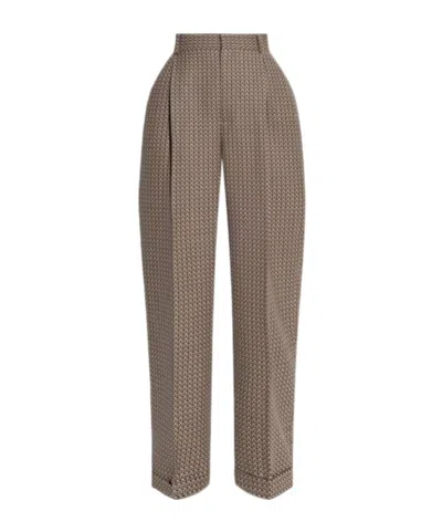 Moschino Belt-loop Casual Pants In Gray