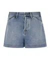 Moschino Belt Loop Denim Shorts