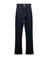 Moschino Belt Loop Denim Trousers In Blue