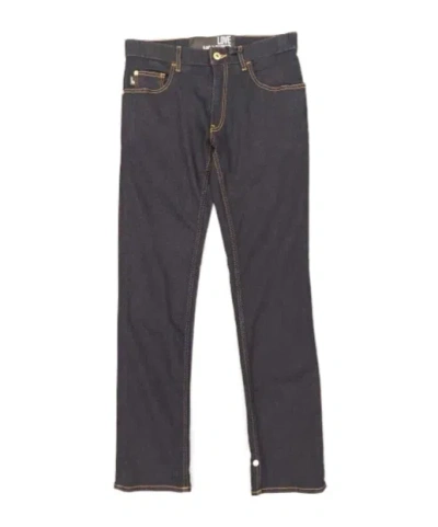 Moschino Belt-loop Jeans In Black